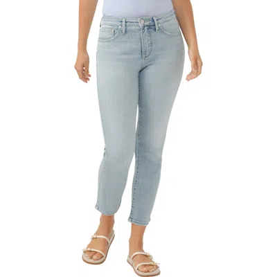 Silver Jeans Co. Women's Isbister High Rise Ankle Straight Leg Luxe Stretch Jeans In Indigo