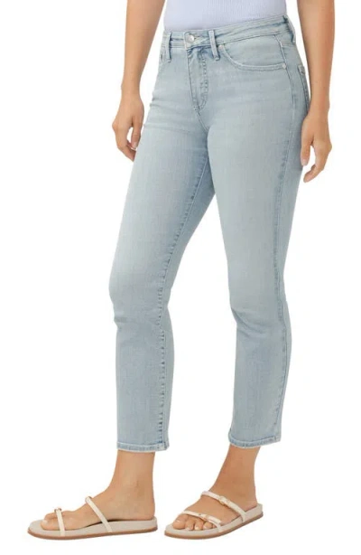 Silver Jeans Co. Women's Isbister High Rise Ankle Straight Leg Luxe Stretch Jeans In Indigo