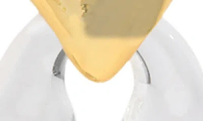 Alexis Bittar Liquid Lucite Wafer Earrings In No Color