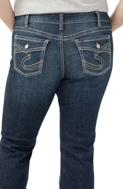 Silver Jeans Co. Suki Curvy Mid Rise Capri Jeans In Gray