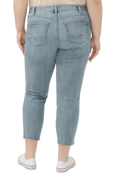 Silver Jeans Co. Plus Size Suki Straight-leg Cropped Jeans In Indigo