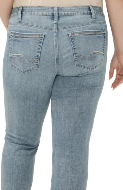 Silver Jeans Co. Plus Size Suki Straight-leg Cropped Jeans In Indigo