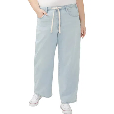 Silver Jeans Co. Plus Size Be Easy Drawstring Jeans In Indigo