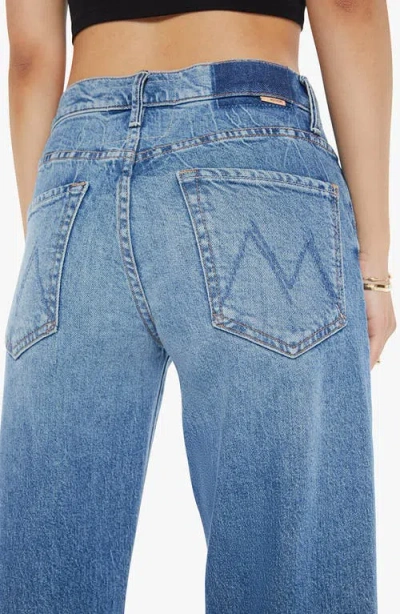 Mother The Outsider Sneak Jeans In Honey Poke In Im A Winner