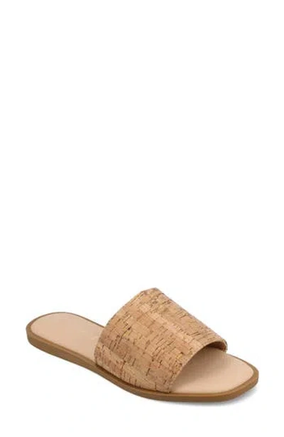 Journee Collection Womens Prisilla Flat Sandals In Cork