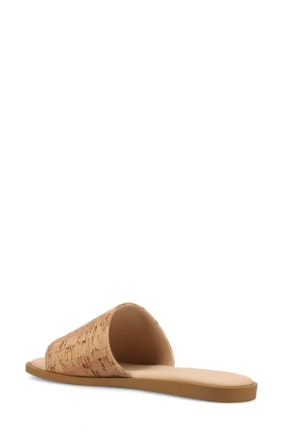 Journee Collection Womens Prisilla Flat Sandals In Cork