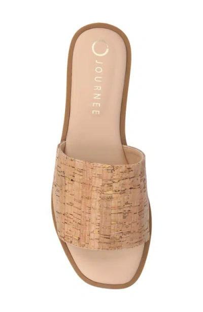 Journee Collection Womens Prisilla Flat Sandals In Cork