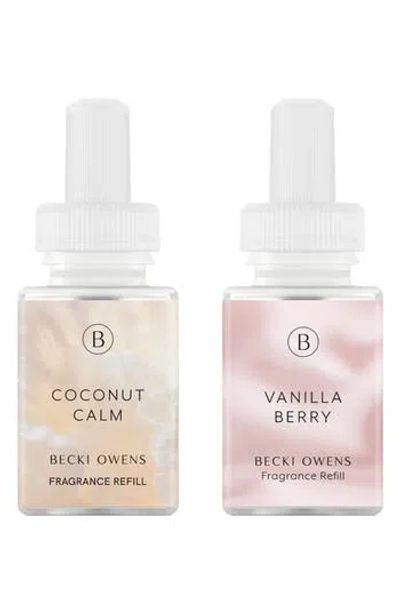 Pura X Becki Owens 2-pack Smart Fragrance Diffuser Refills In Becki Owens