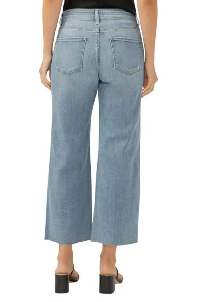 Silver Jeans Co. Women's Suki Mid Rise Curvy Fit Wide Leg Jeans In Blue