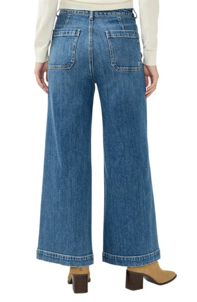 Silver Jeans Co. Women's 70s High Rise Wide Leg Jeans In Blue