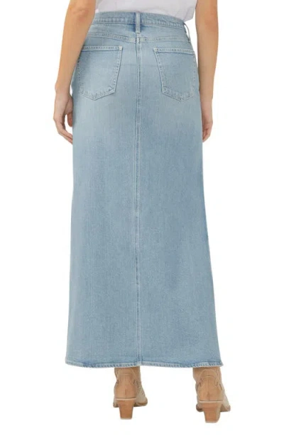 Silver Jeans Co. Women's Side Split Denim Maxi Skirt In Indigo