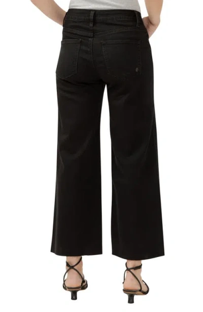 Silver Jeans Co. Women's Suki Mid Rise Curvy Fit Wide Leg Jeans In Black