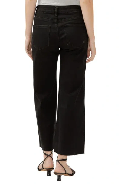 Silver Jeans Co. Women's Suki Mid Rise Curvy Fit Wide Leg Jeans In Black