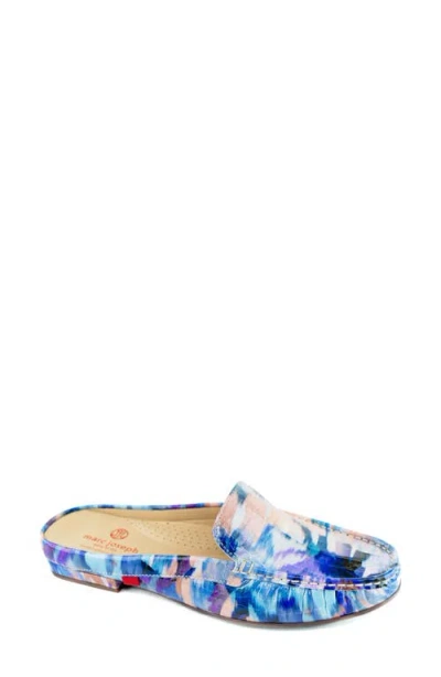 Marc Joseph New York Amsterdam Mule In Twilight-art Croco