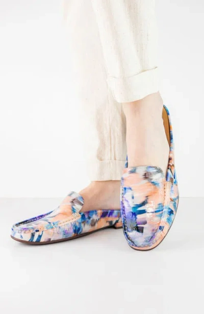 Marc Joseph New York Amsterdam Mule In Twilight-art Croco