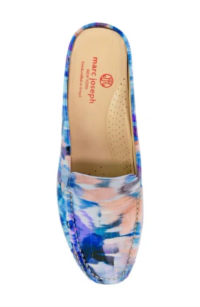 Marc Joseph New York Amsterdam Mule In Twilight-art Croco