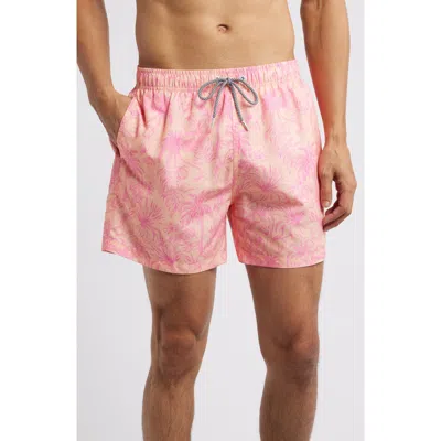 Boardies Peach Please Mid Length Swim Trunks In Peach
