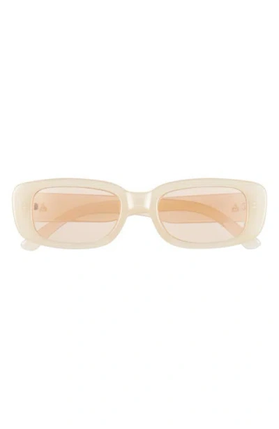Aire Ceres 51mm Rectangular Sunglasses In Linen/hazel Tint