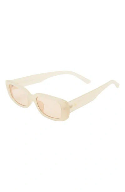 Aire Ceres 51mm Rectangular Sunglasses In Linen/hazel Tint