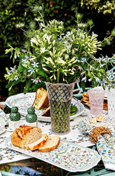 Juliska Trellis 9 Flared Vase In Blush