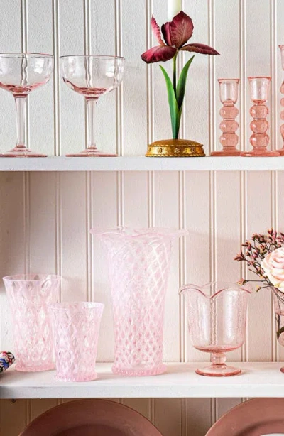 Juliska Trellis 9 Flared Vase In Blush