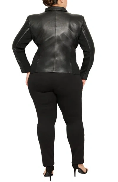 As B Y Df Mrs. Smith Leather Jacket In Black