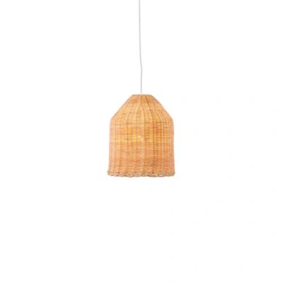 The Artisan & Company Harmony Rattan Pendant Ceiling Light In Natural