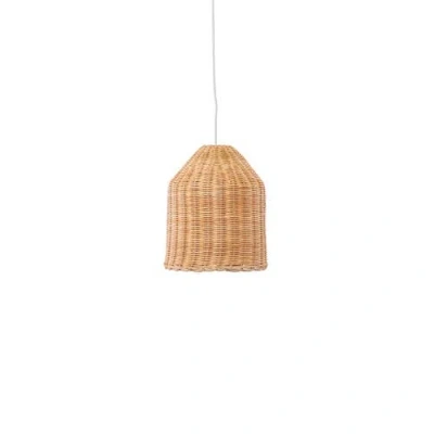 The Artisan & Company Harmony Rattan Pendant Ceiling Light In Natural