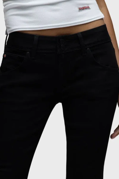 Hudson Jeans Beth Mid Rise Bootcut In Black