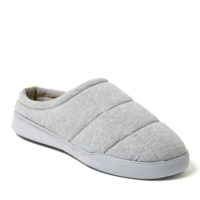Dearfoams Brayden All Day Lounge Clog Slipper In Light Heather Grey