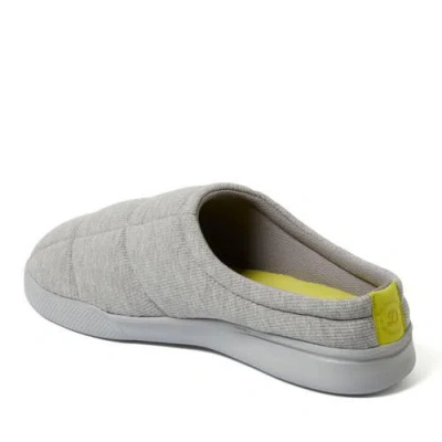 Dearfoams Brayden All Day Lounge Clog Slipper In Light Heather Grey