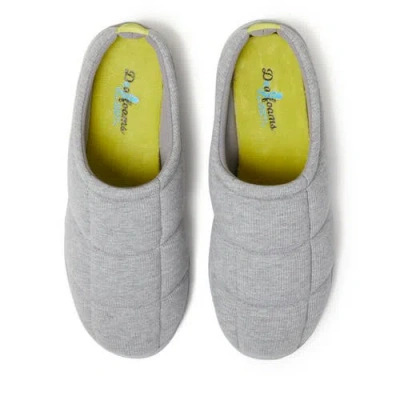 Dearfoams Brayden All Day Lounge Clog Slipper In Light Heather Grey