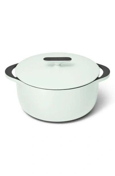 Caraway Enameled Cast Iron 6.5 Qt Dutch Oven With Flat Lid In Mist