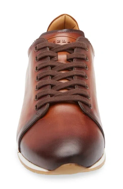 Mezlan Hybrid Sneaker In Cognac Rust