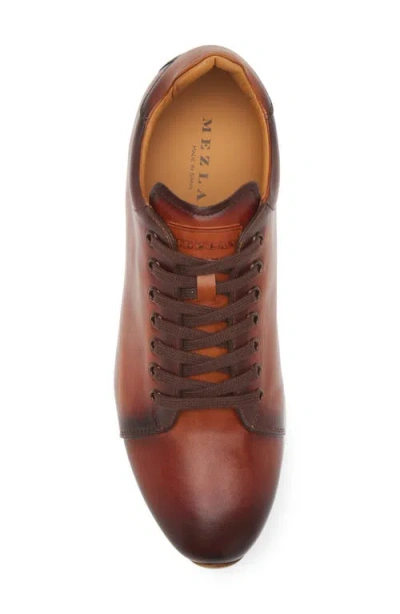 Mezlan Hybrid Sneaker In Cognac Rust