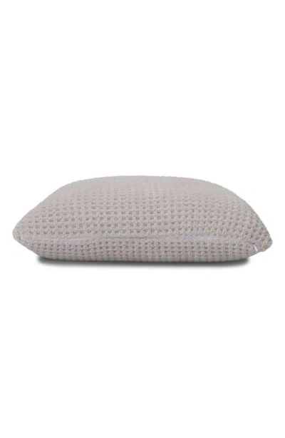 Barefoot Dreams Cozychic Waffle Pillow In Stone
