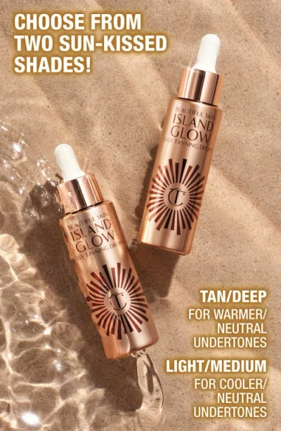 Charlotte Tilbury Beautiful Skin Island Glow Easy Tanning Drops In Tan/deep