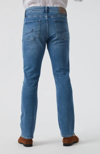 34 Heritage Courage Straight Leg Ultra Jeans In Mid Brushed Organic In Mid Brushed Organic