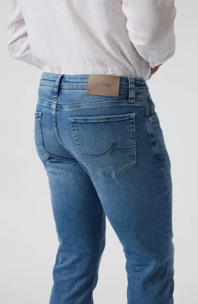 34 Heritage Courage Straight Leg Ultra Jeans In Mid Brushed Organic In Mid Brushed Organic