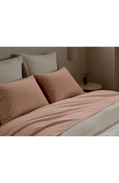 Parachute Percale Sheet Set In Adobe