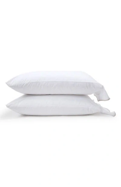 Pom Pom At Home Skylar Cotton Percale Sheet Set In White/flax