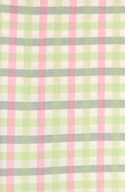 Heather Taylor Home Gingham Clover Tablecloth In Clover
