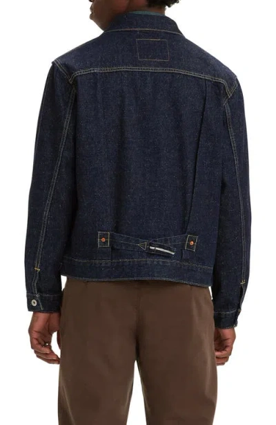 Levi's Men's Roll Up Selvedge Trucker Jacket In Roll Up Selvedge Trucker