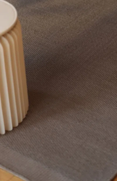 Fable One Of A Kind Wool & Cotton Rug In Slate Grey