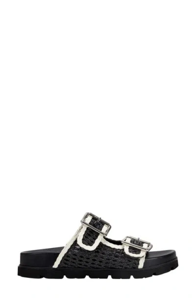 Marc Fisher Ltd Women's Mylan Footbed Sandal In Black