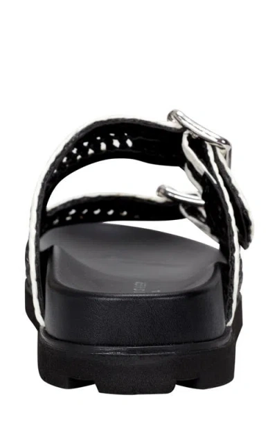 Marc Fisher Ltd Women's Mylan Footbed Sandal In Black