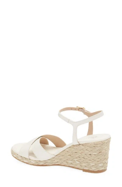 Stuart Weitzman Dayna Espadrille Wedge Sandal In Neutral