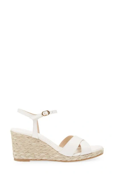 Stuart Weitzman Dayna Espadrille Wedge Sandal In Neutral