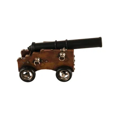 Old Modern Handicrafts Handmade Warship Cannon Model