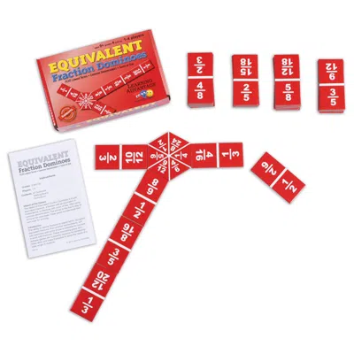 Learning Advantage Wiebe Carlson Equivalent Fraction Dominoes - 2 Each